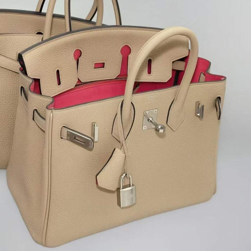 Hermès Birkin 25 Trench Verso Togo Palladium Hardware