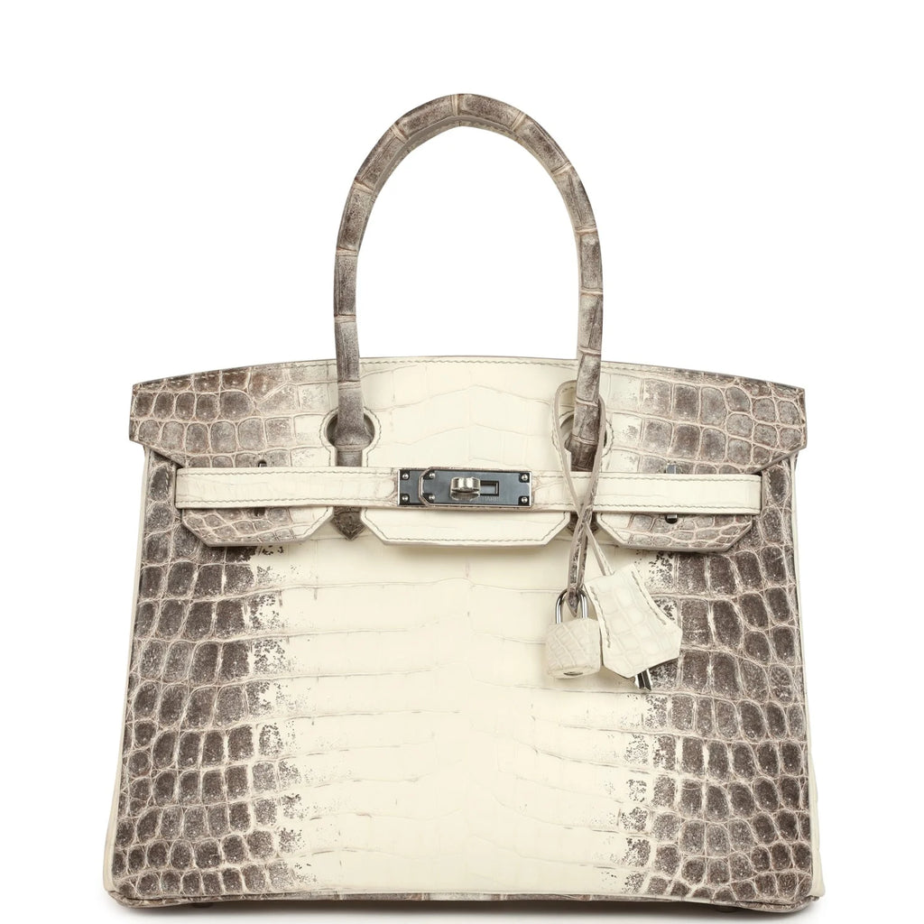 Auf Anfrage: Hermès Birkin 30 Himalaya Niloticus Krokodil Palladium Hardware