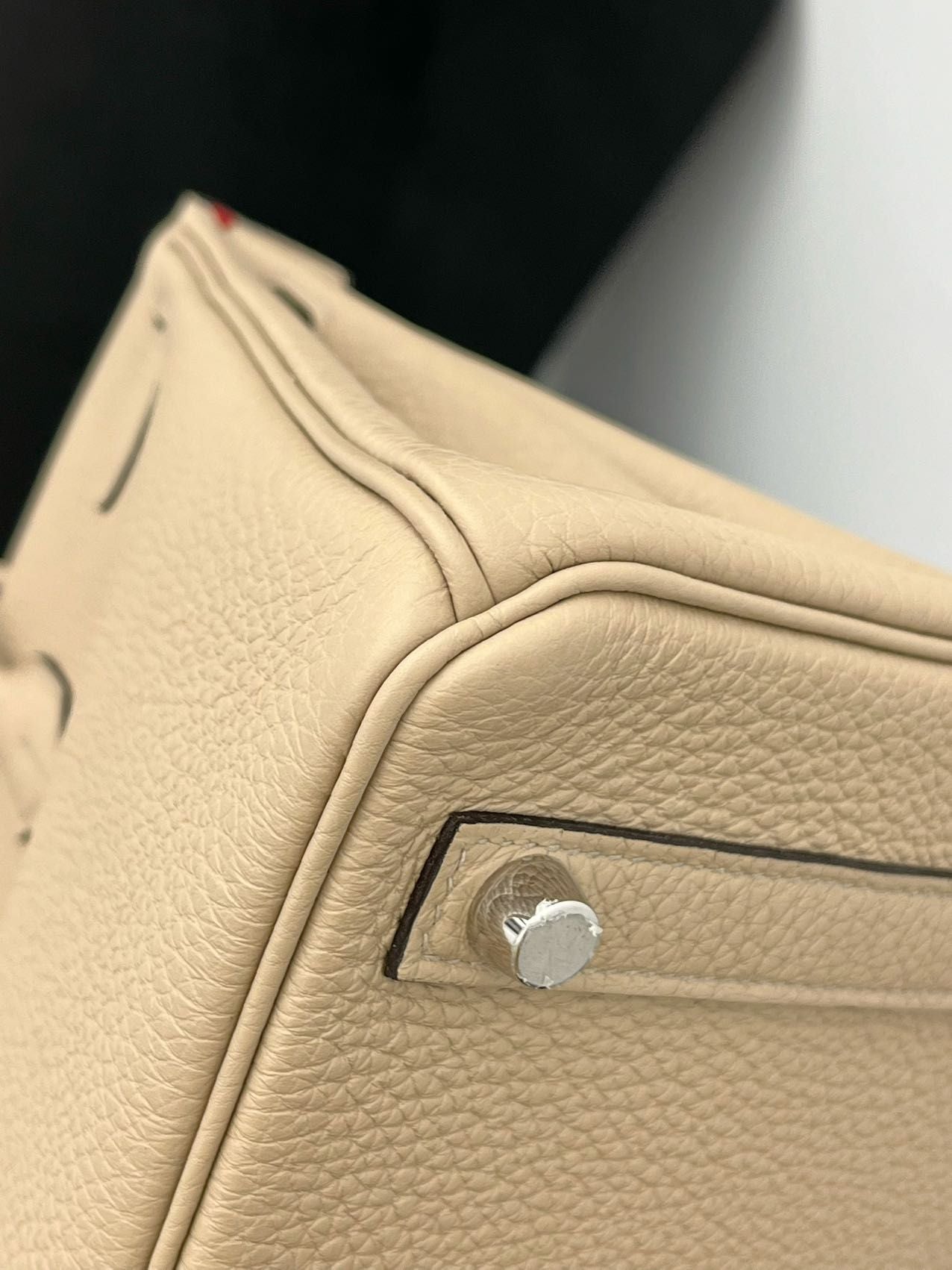 Hermès Birkin 25 Trench Verso Togo Palladium Hardware