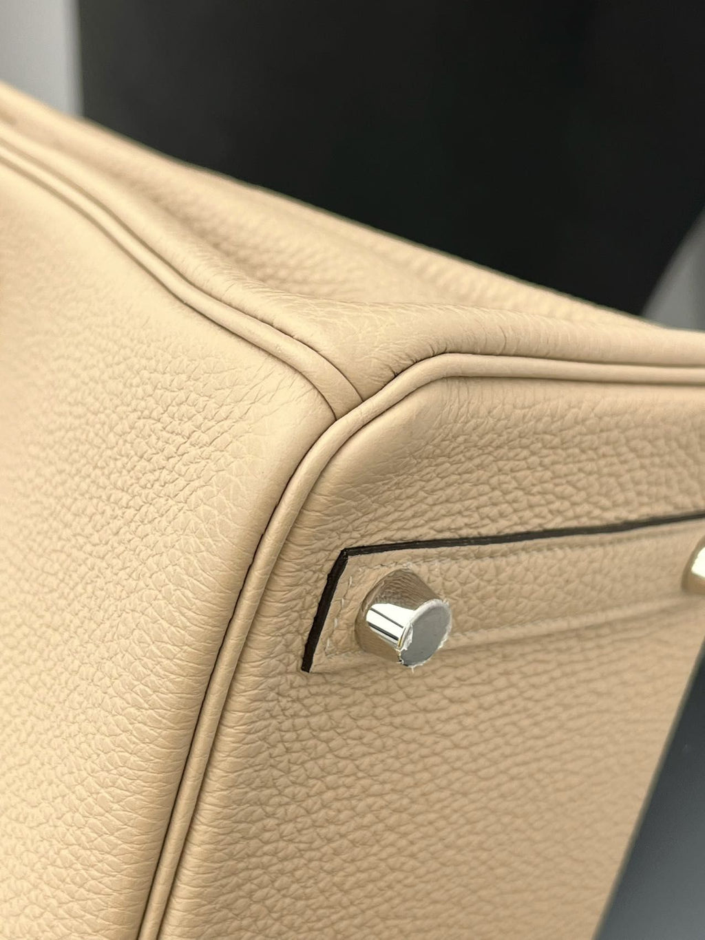 Hermès Birkin 25 Trench Verso Togo Palladium Hardware