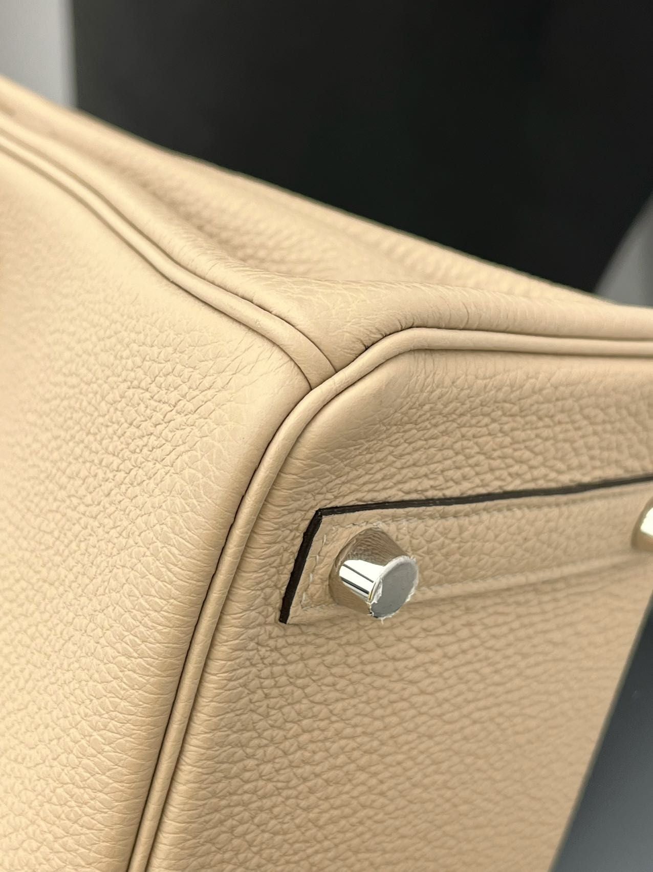 Hermès Birkin 25 Trench Verso Togo Palladium Hardware