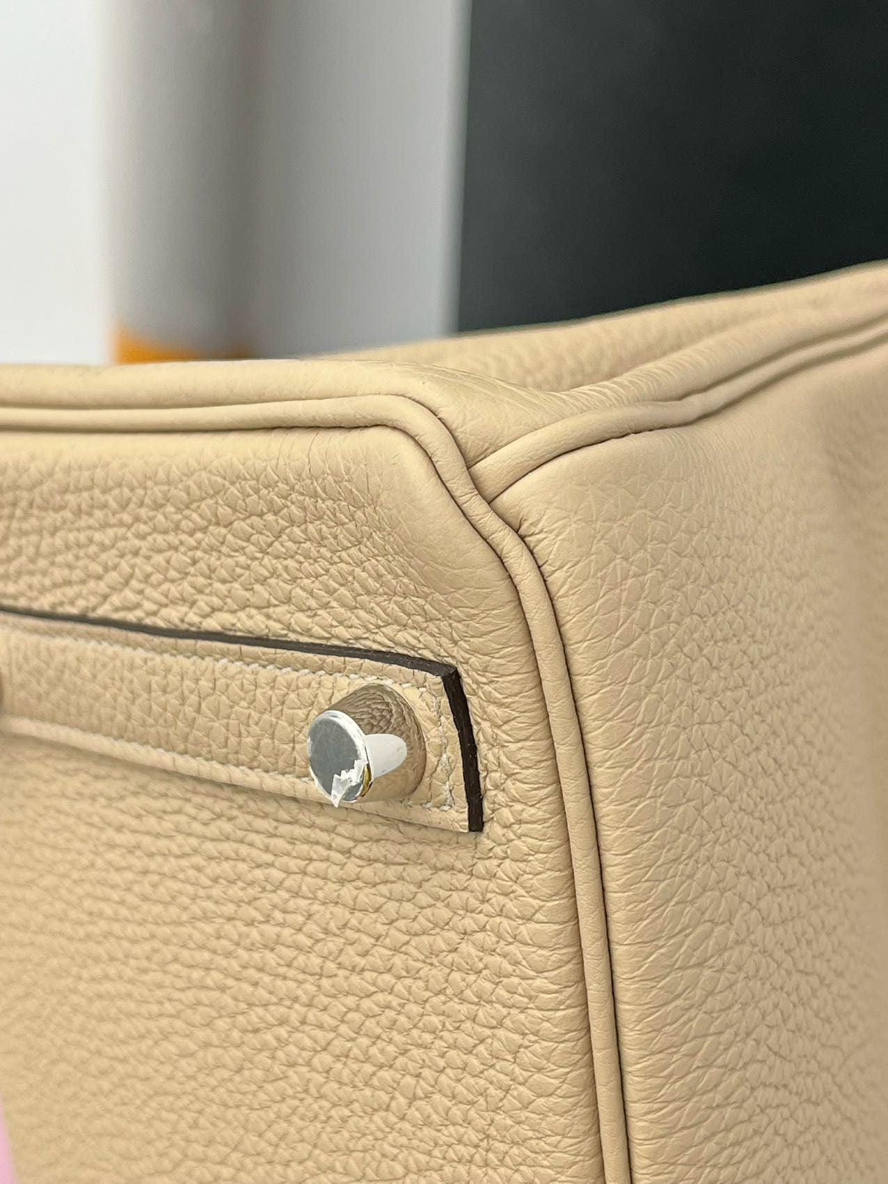 Hermès Birkin 25 Trench Verso Togo Palladium Hardware