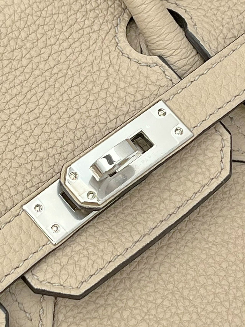 Hermès Birkin 25 Trench Verso Togo Palladium Hardware