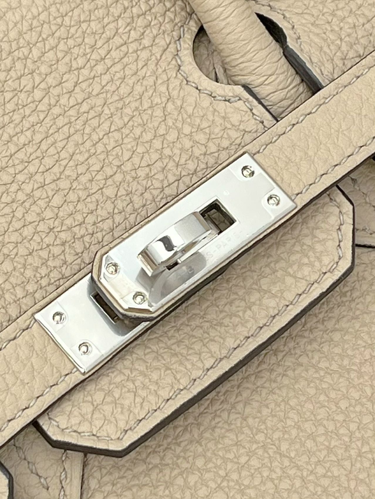Hermès Birkin 25 Trench Verso Togo Palladium Hardware