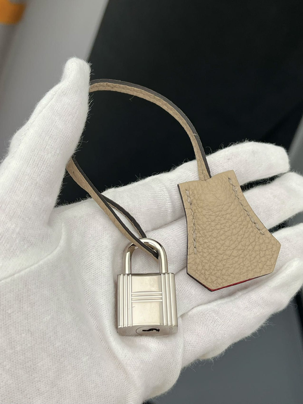 Hermès Birkin 25 Trench Verso Togo Palladium Hardware