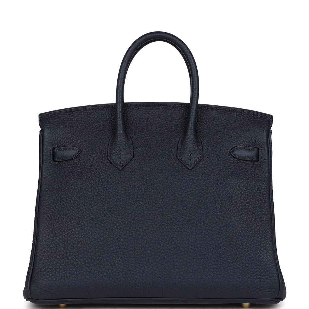 Vorbestellung: Hermès Birkin 25 Bleu Nuit Togo Gold Hardware