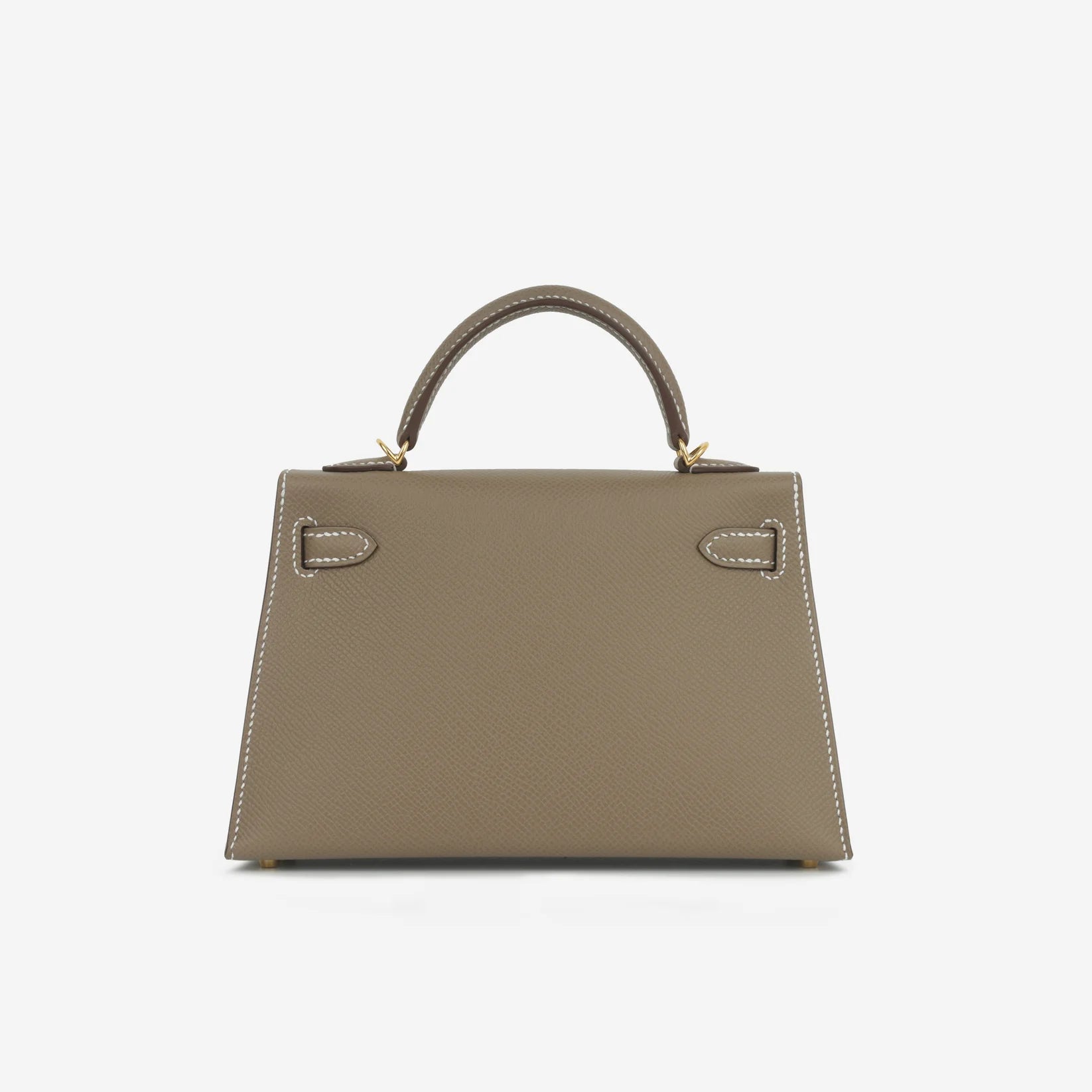 Hermès Mini Kelly Etoupe Epsom Gold Hardware