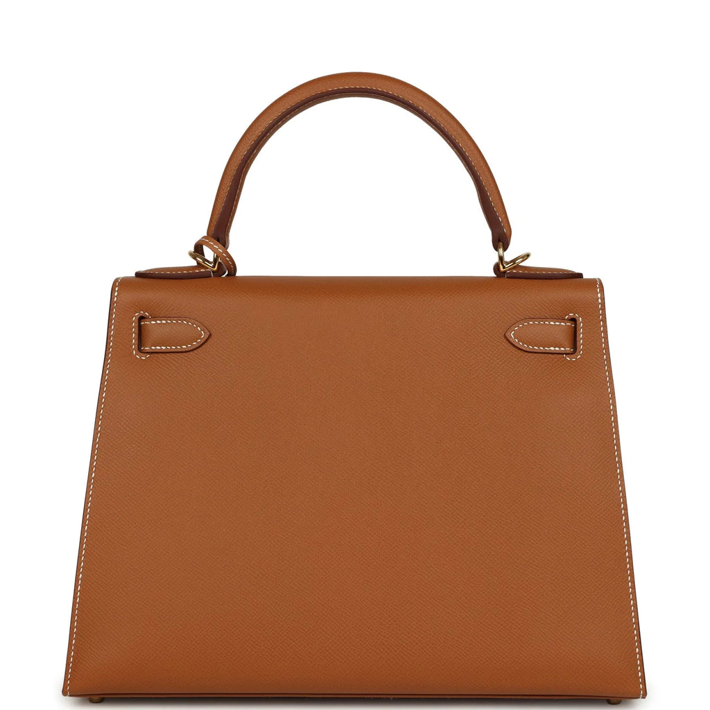 Vorbestellung: Hermès Kelly Sellier 28 Gold Epsom Goldene Hardware