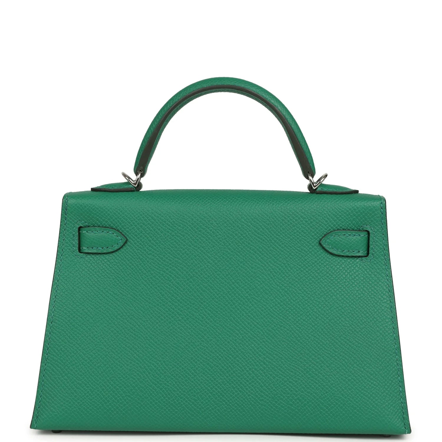 Vorbestellung: Hermès Mini Kelly Vert Vertigo Epsom Palladium Hardware